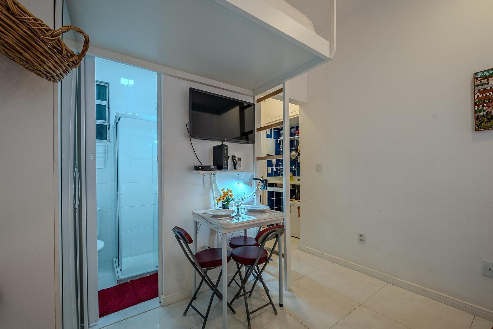 Studio Na Quadra Da Praia De Copacabana Rio de Janeiro Buitenkant foto